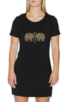 T-Shirt Dress - Elephant Love