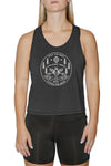 Muscle Tank Crop Top - Save The Bees