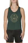 Muscle Tank Crop Top - Save The Bees